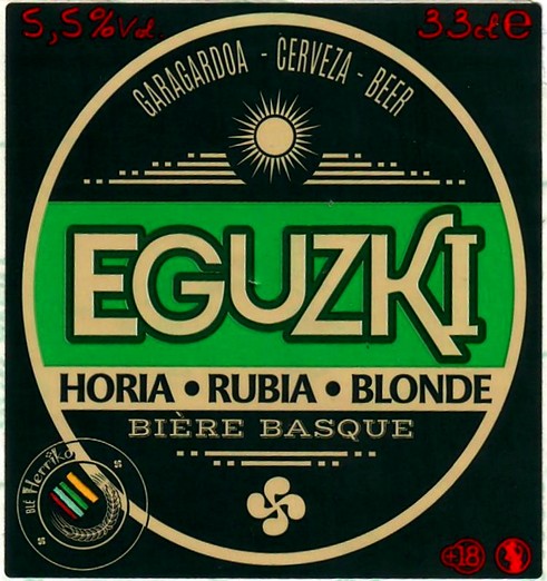 Etiquette BRASSERIE DU PAYS BASQUE 14