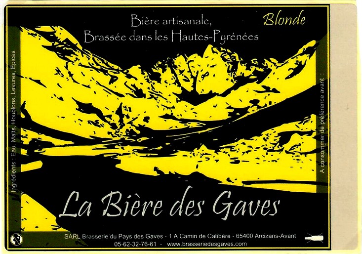 etiquette BRASSERIE DU PAYS DES GAVES 03