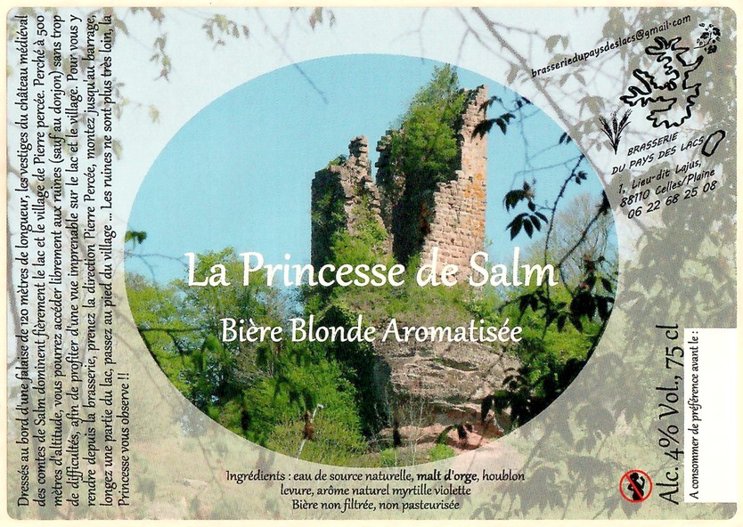 Etiquette BRASSERIE DU PAYS DES LACS 03