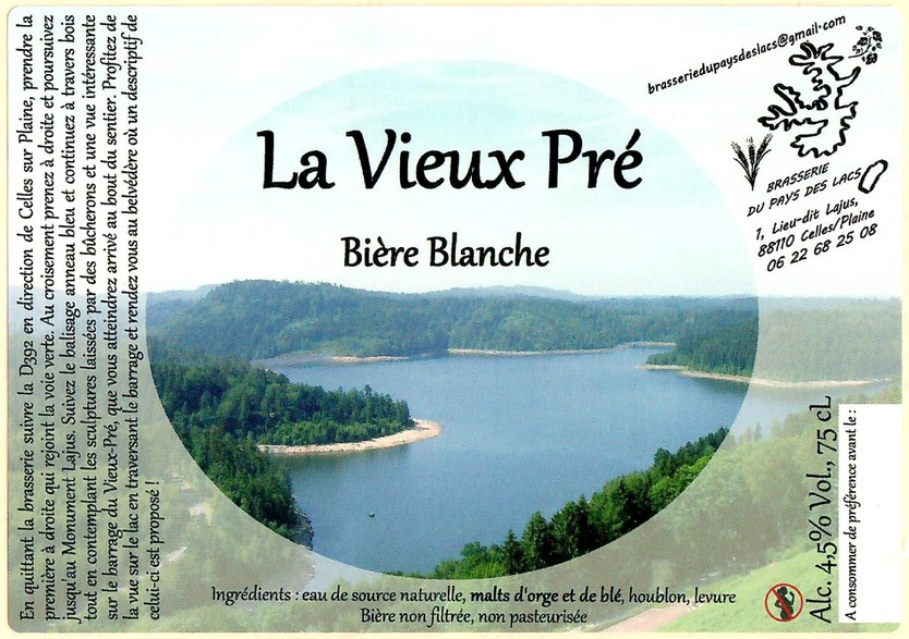 Etiquette BRASSERIE DU PAYS DES LACS 05