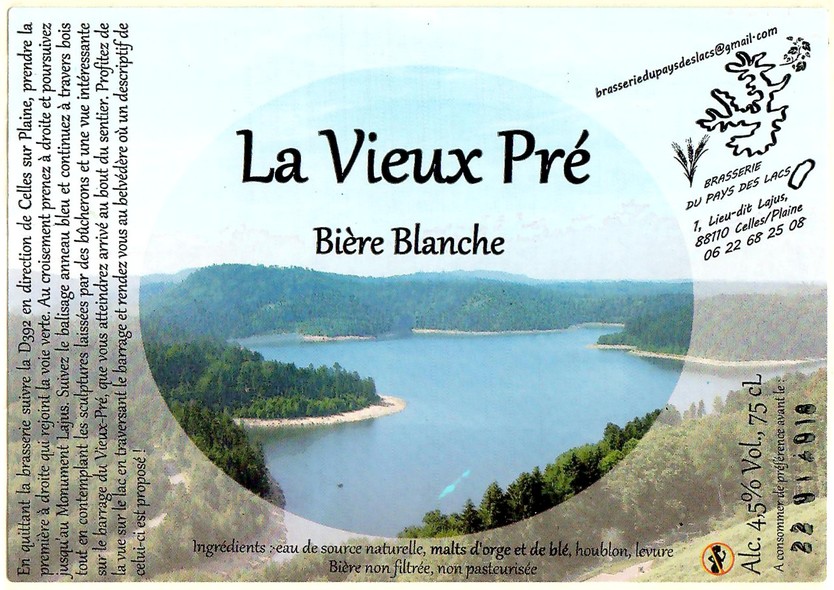 Etiquette BRASSERIE DU PAYS DES LACS 06