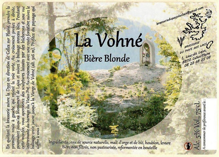 Etiquette BRASSERIE DU PAYS DES LACS 07