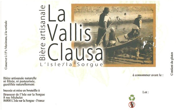 Etiquette BRASSERIE DU PAYS DES SORGUES 11