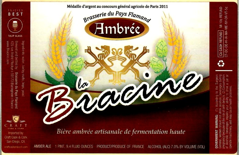 etiquette BRASSERIE DU PAYS FLAMAND 05