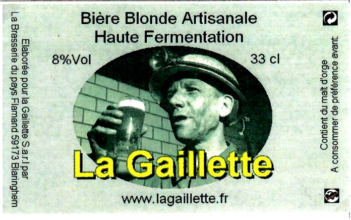 etiquette BRASSERIE DU PAYS FLAMAND 105