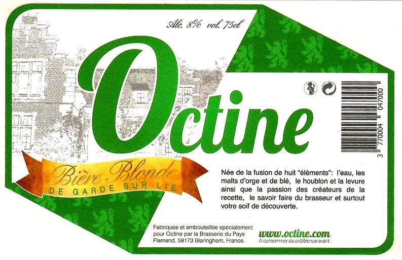 etiquette BRASSERIE DU PAYS FLAMAND 111