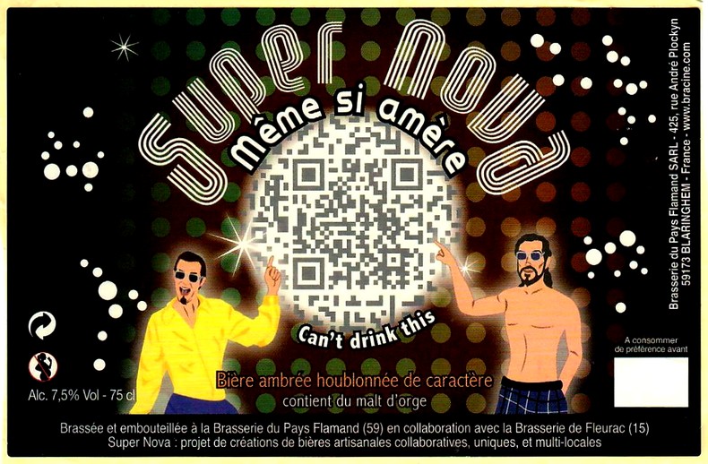 etiquette BRASSERIE DU PAYS FLAMAND 112