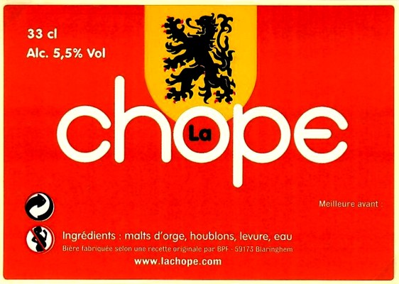 etiquette BRASSERIE DU PAYS FLAMAND 115