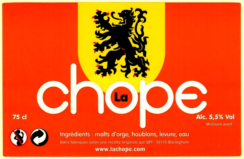 etiquette BRASSERIE DU PAYS FLAMAND 116