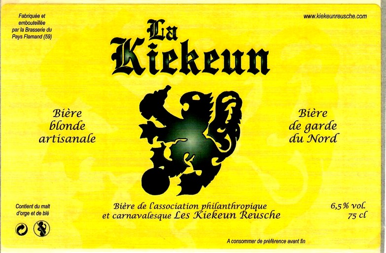 etiquette BRASSERIE DU PAYS FLAMAND 118