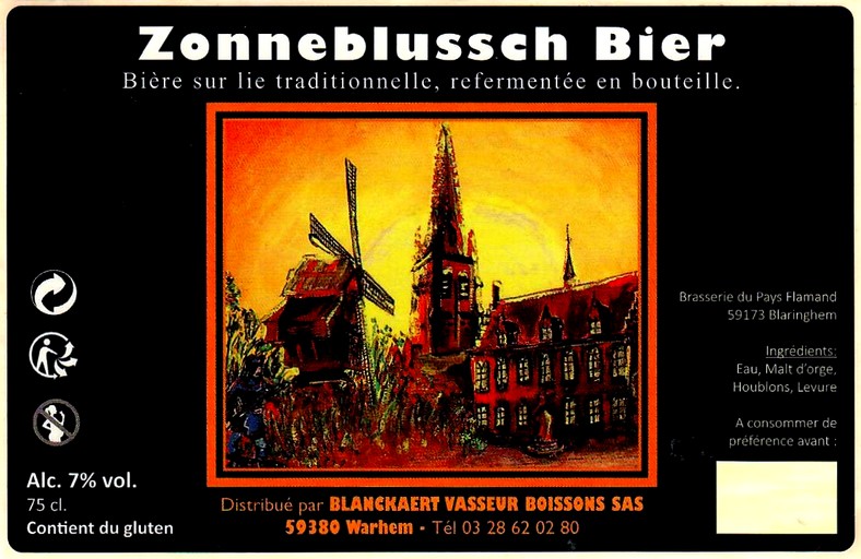 etiquette BRASSERIE DU PAYS FLAMAND 135