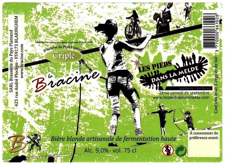 etiquette BRASSERIE DU PAYS FLAMAND 150