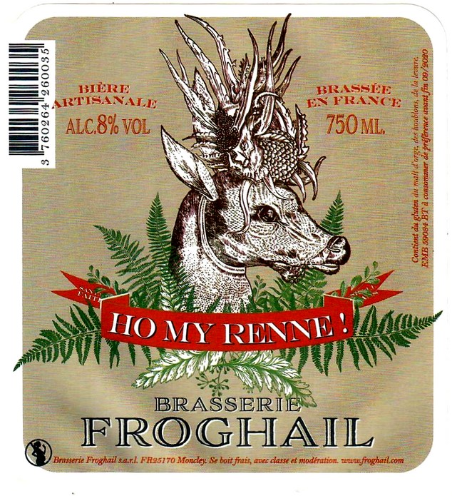 etiquette BRASSERIE DU PAYS FLAMAND 152