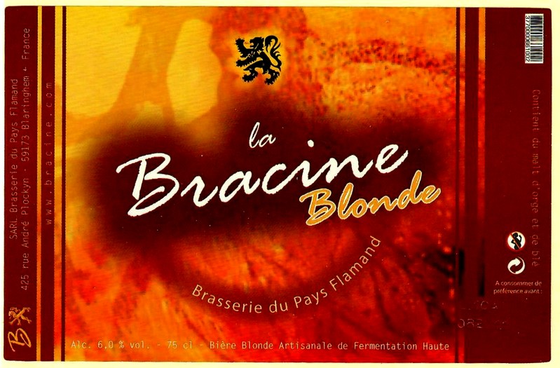 etiquette BRASSERIE DU PAYS FLAMAND 160