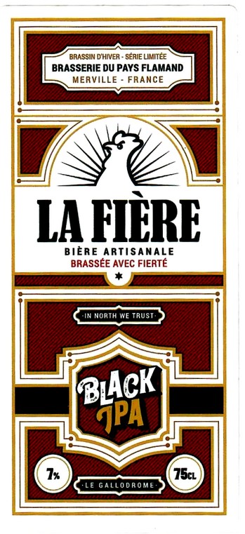 etiquette BRASSERIE DU PAYS FLAMAND 176