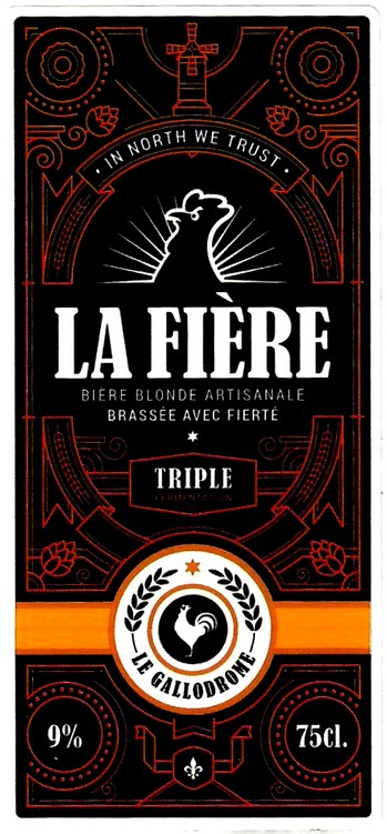 etiquette BRASSERIE DU PAYS FLAMAND 177