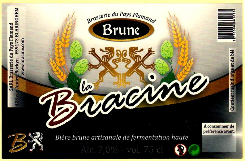 etiquette BRASSERIE DU PAYS FLAMAND 18