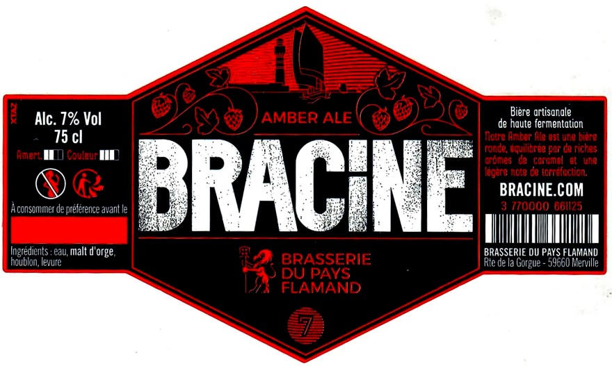 etiquette BRASSERIE DU PAYS FLAMAND 191