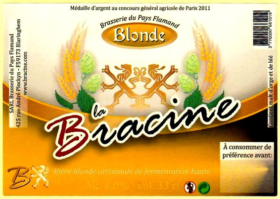 etiquette BRASSERIE DU PAYS FLAMAND 195