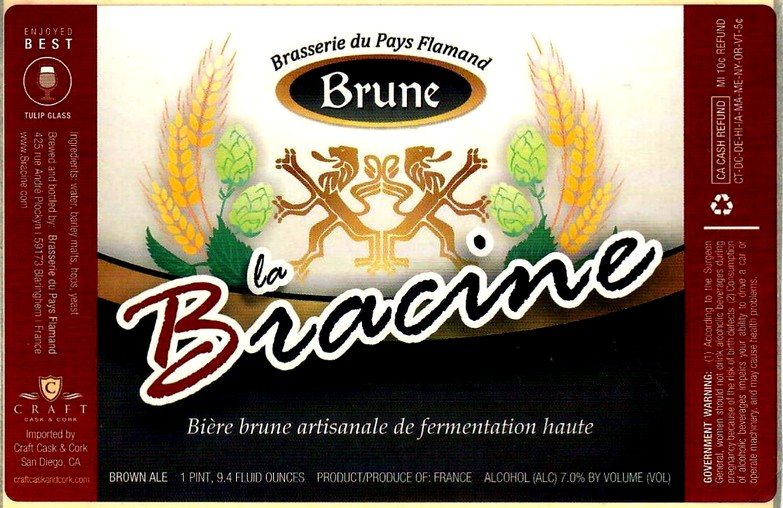 etiquette BRASSERIE DU PAYS FLAMAND 20