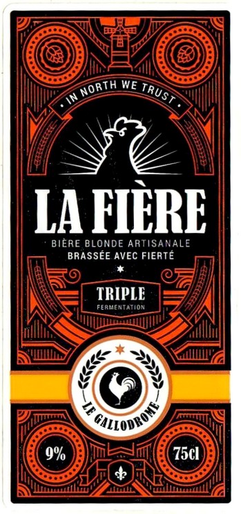 Etiquette BRASSERIE DU PAYS FLAMAND 216