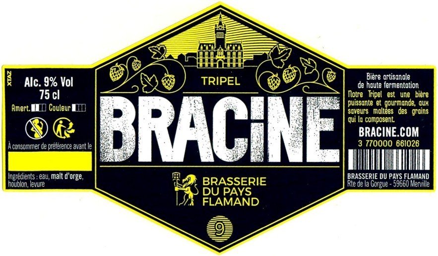 Etiquette BRASSERIE DU PAYS FLAMAND 219