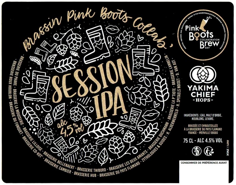 Etiquette BRASSERIE DU PAYS FLAMAND 222