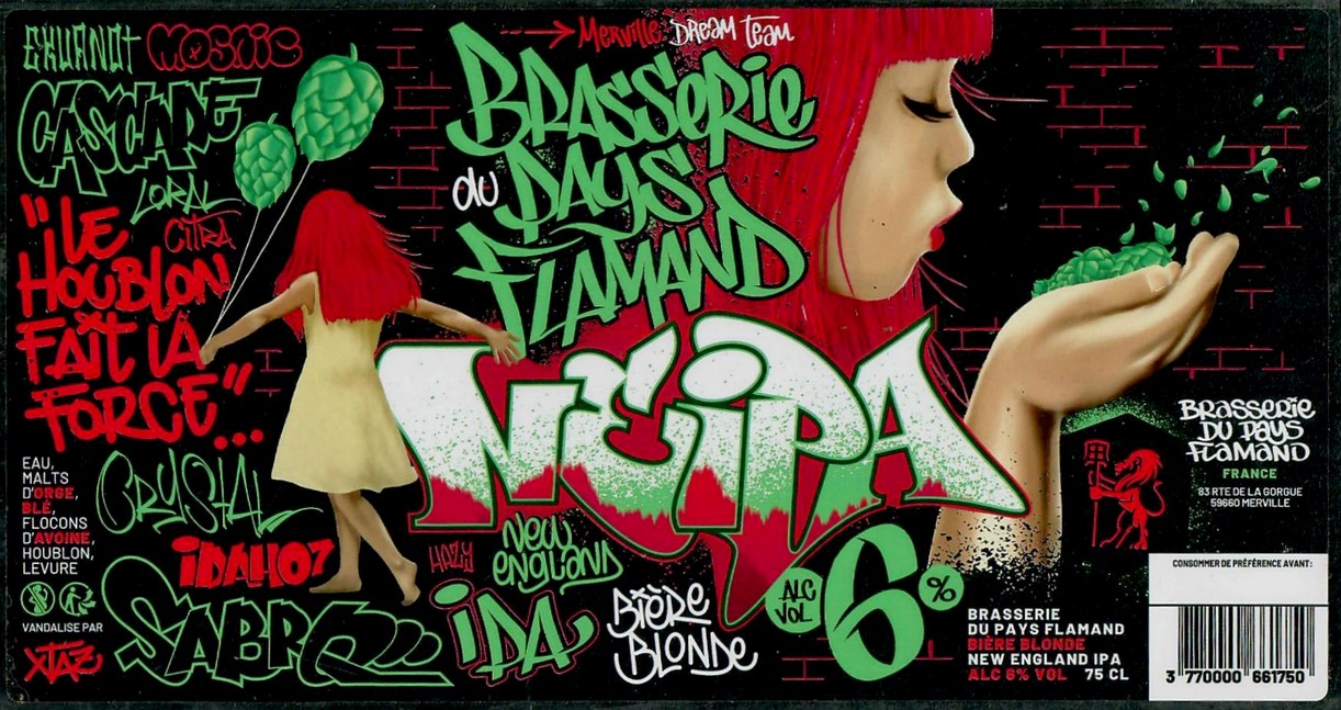 Etiquette BRASSERIE DU PAYS FLAMAND 223