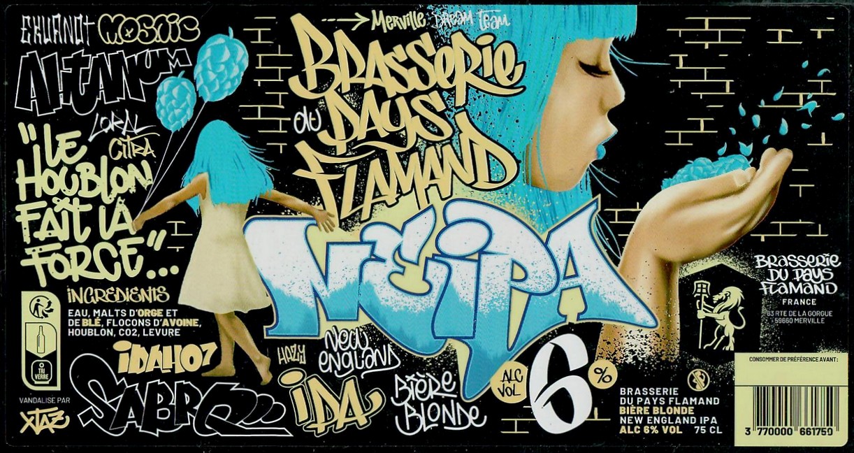 Etiquette BRASSERIE DU PAYS FLAMAND 224