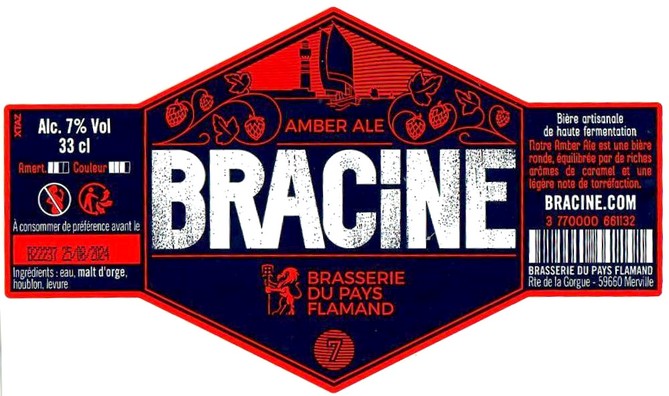 Etiquette BRASSERIE DU PAYS FLAMAND 228