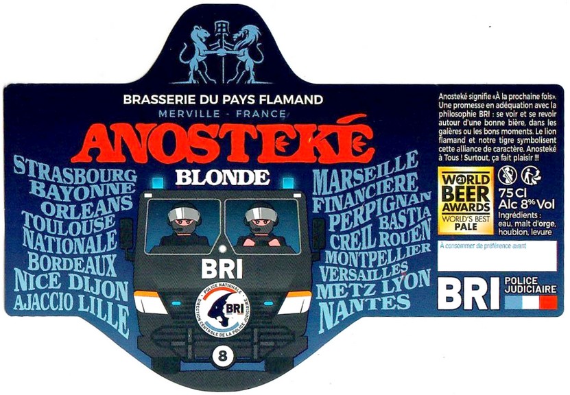 Etiquette BRASSERIE DU PAYS FLAMAND 229