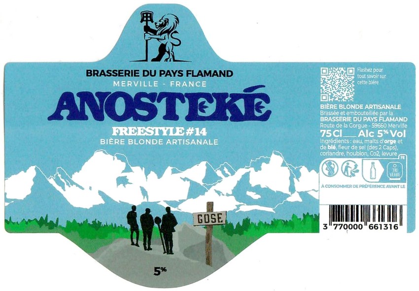 Etiquette BRASSERIE DU PAYS FLAMAND 232