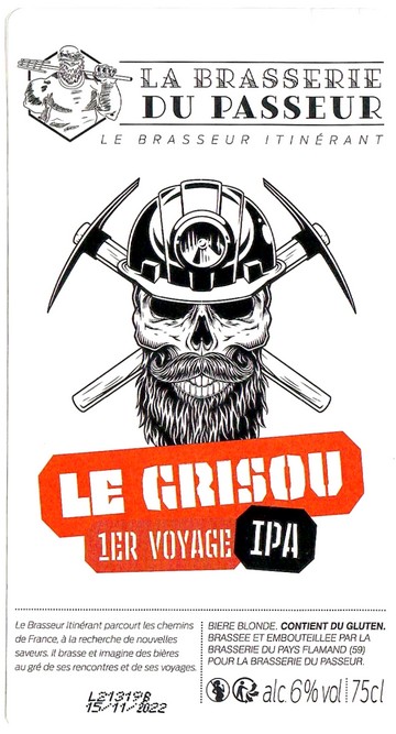 Etiquette BRASSERIE DU PAYS FLAMAND 235