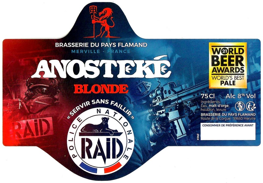 Etiquette BRASSERIE DU PAYS FLAMAND 236