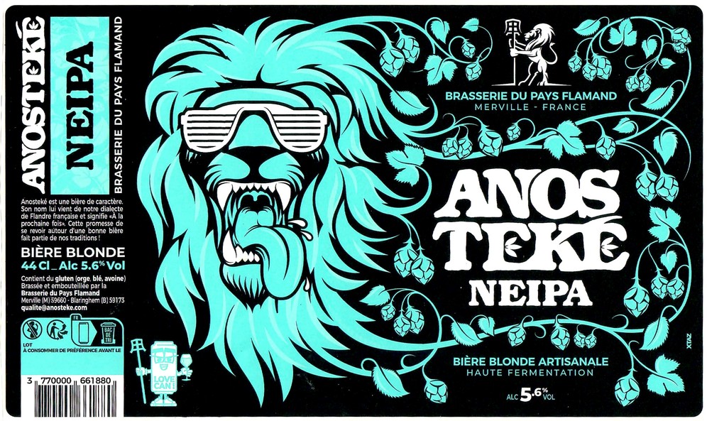 Etiquette BRASSERIE DU PAYS FLAMAND 247