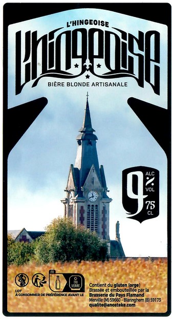 Etiquette BRASSERIE DU PAYS FLAMAND 254