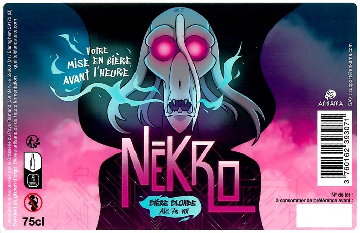 Etiquette BRASSERIE DU PAYS FLAMAND 255