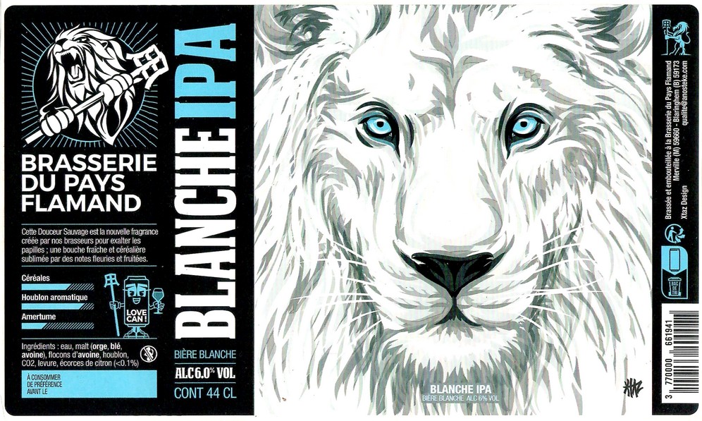 Etiquette BRASSERIE DU PAYS FLAMAND 266