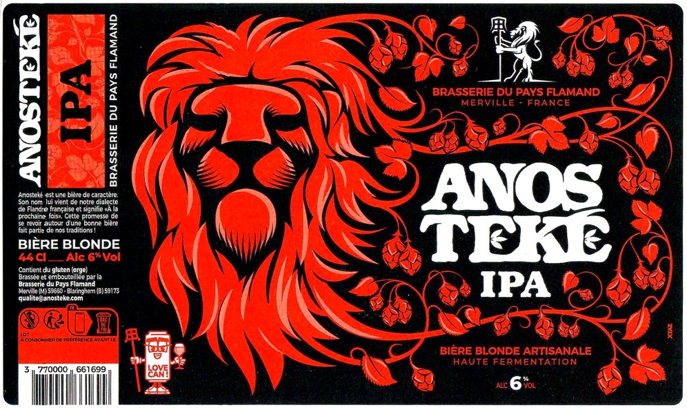 Etiquette BRASSERIE DU PAYS FLAMAND 270