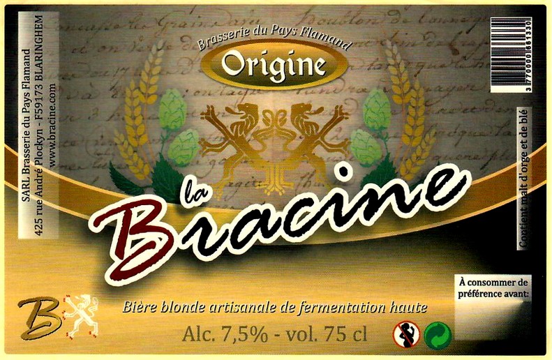 etiquette BRASSERIE DU PAYS FLAMAND 28