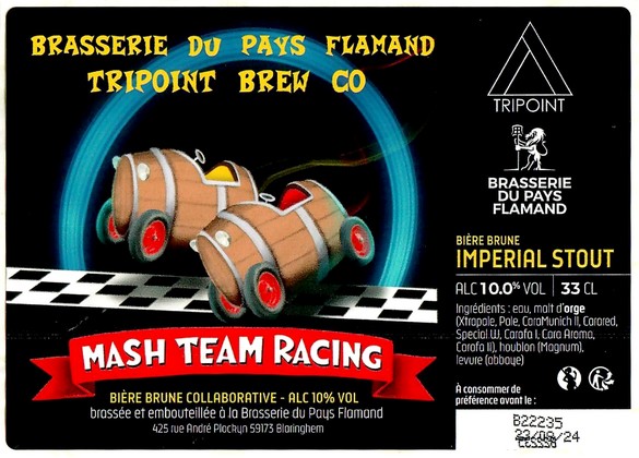 Etiquette BRASSERIE DU PAYS FLAMAND 283