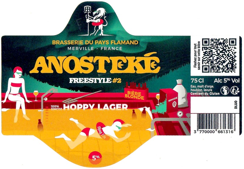 Etiquette BRASSERIE DU PAYS FLAMAND 285