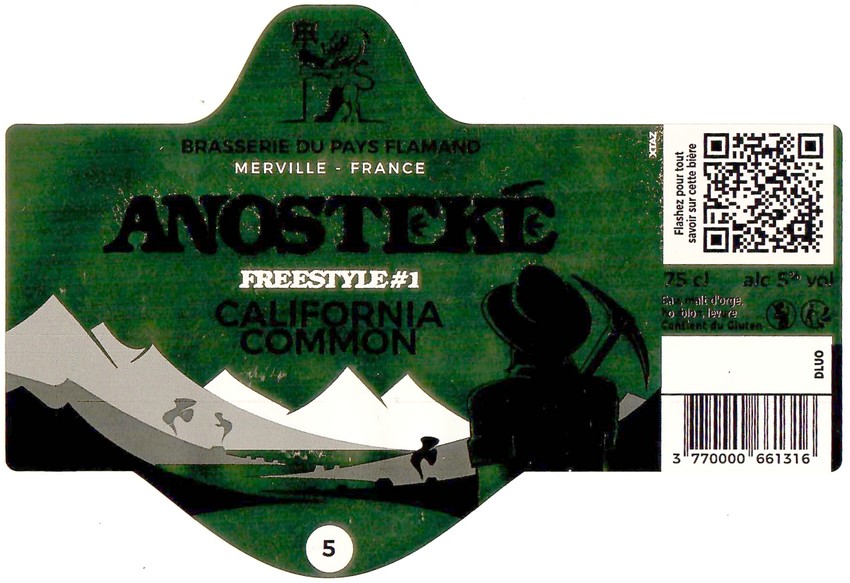 Etiquette BRASSERIE DU PAYS FLAMAND 294