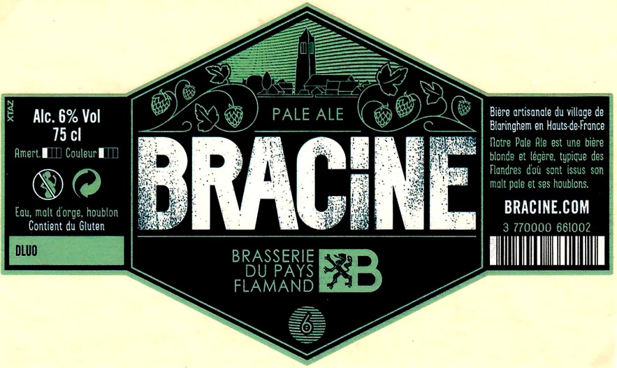 etiquette BRASSERIE DU PAYS FLAMAND 30