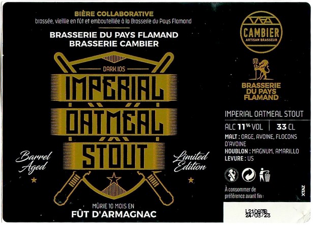 Etiquette BRASSERIE DU PAYS FLAMAND 304