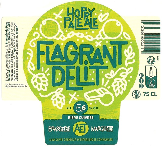 Etiquette BRASSERIE DU PAYS FLAMAND 321