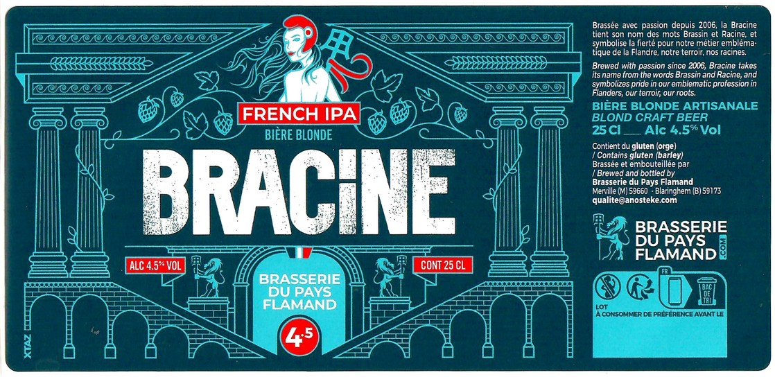 Etiquette BRASSERIE DU PAYS FLAMAND 324