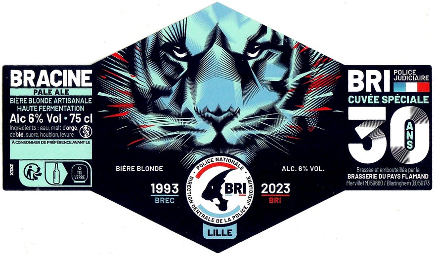 Etiquette BRASSERIE DU PAYS FLAMAND 335