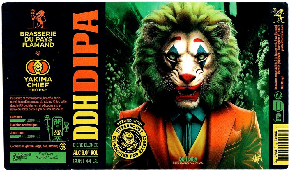 Etiquette BRASSERIE DU PAYS FLAMAND 336