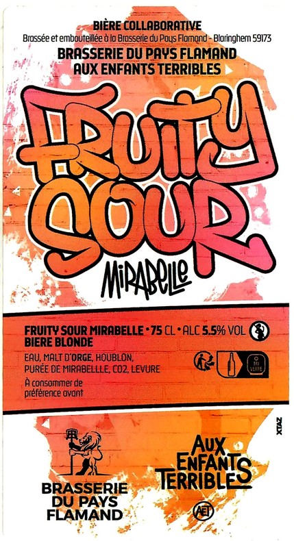 Etiquette BRASSERIE DU PAYS FLAMAND 348